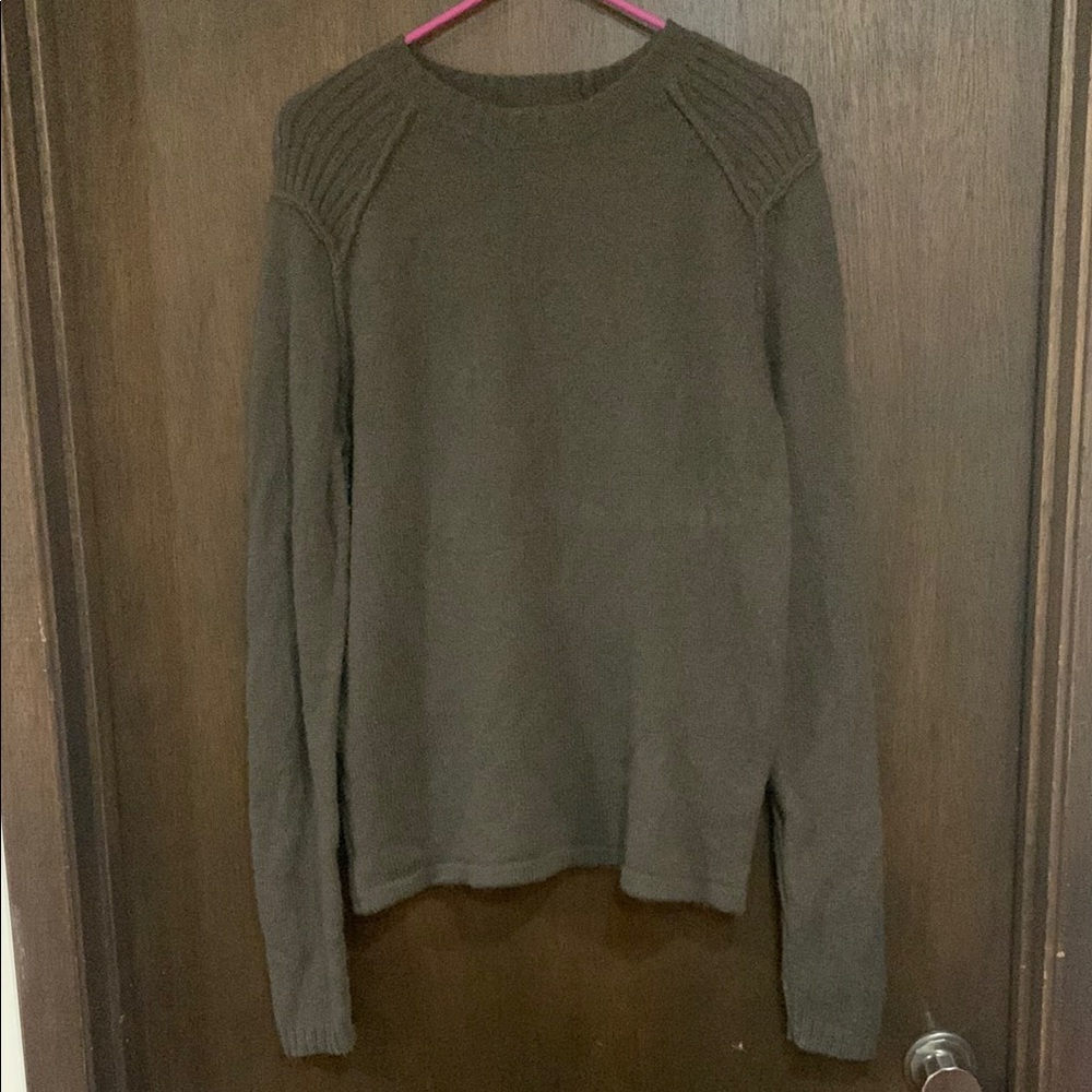*3/$30* Men's Green-Brown Wool Sweater - size L
